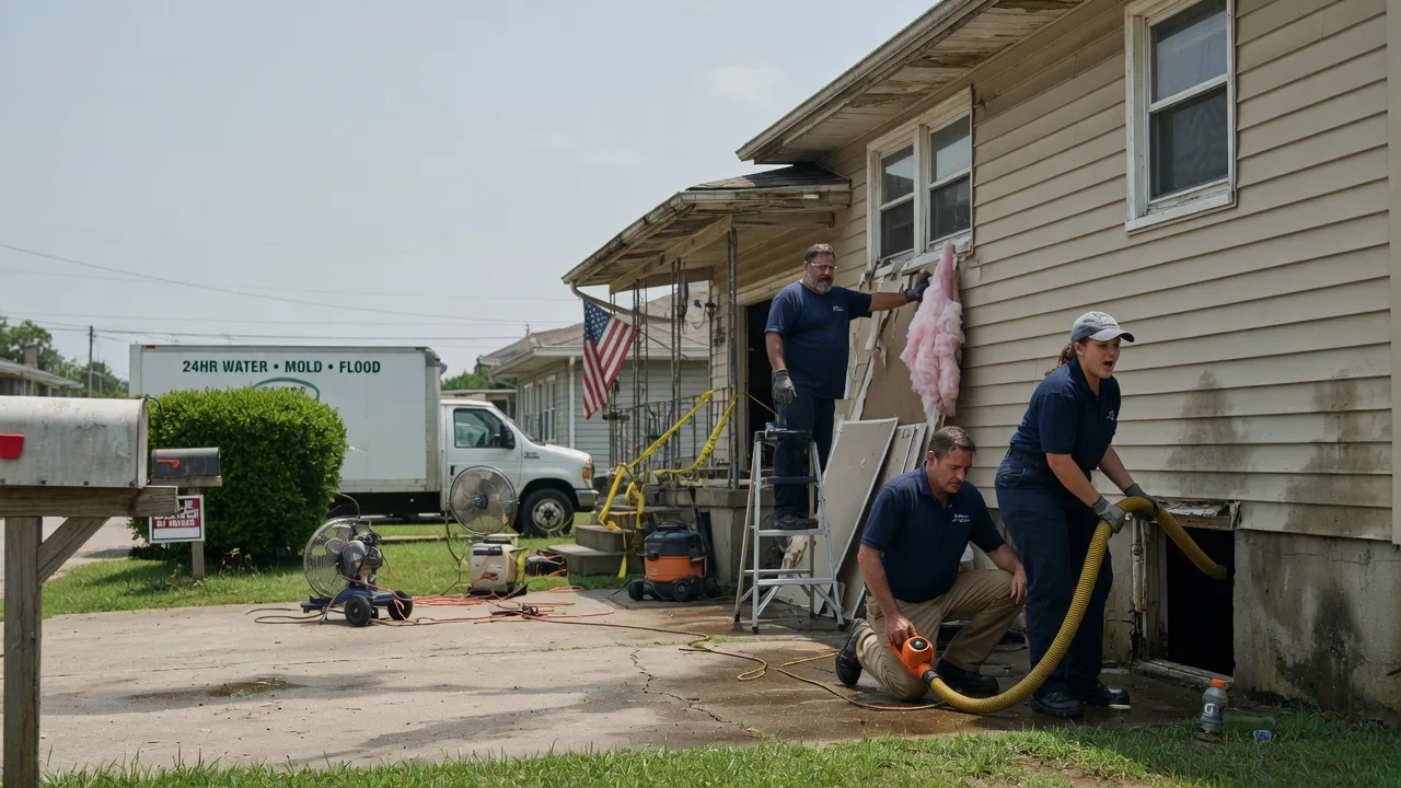 Water Damage Repair in Maryville, IL near me